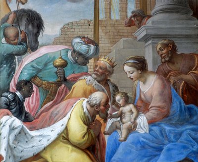 The Adoration of the Magi (detail) by Giancarlo Aliberti